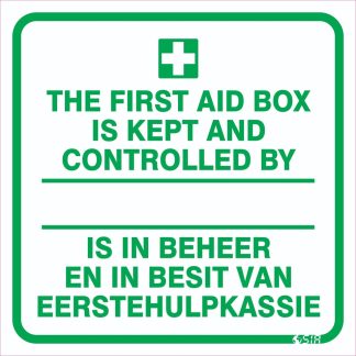 First Aid Box Sign - 290x290mm
